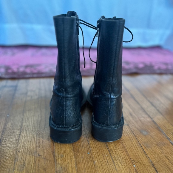 ASOS women’s black combat style boot - Picture 3 of 5